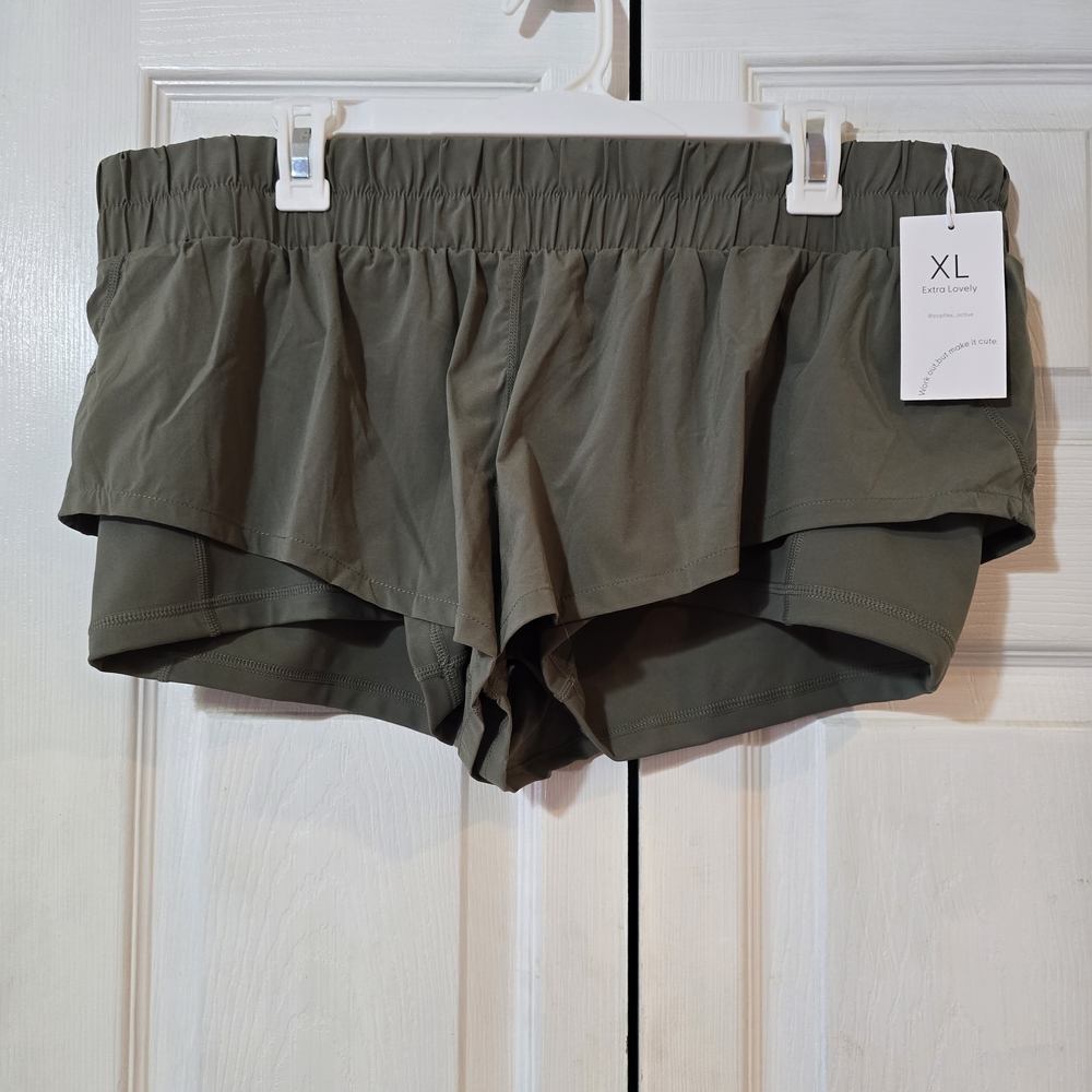 Popflex Supershort Shorts Olive Green XL
